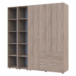 Комплект шаф для одягу Doros Гелар (3 шт.) 192,6х49,5х203,4 Дуб сонома