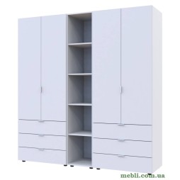 Комплект шаф для одягу Doros Гелар (3 шт.) 193,2х49,5х203,4 Білий