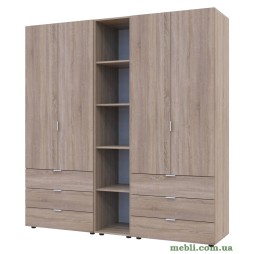 Комплект шаф для одягу Doros Гелар (3 шт.) 193,2х49,5х203,4 Дуб сонома