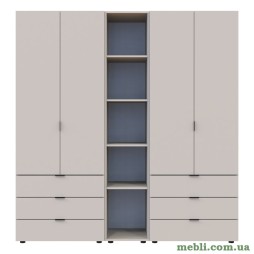 Комплект шаф для одягу Doros Гелар (3 шт.) 193,2х49,5х203,4 Кашемір