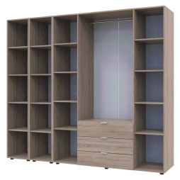 Комплект шаф для одягу Doros Гелар (3 шт.) 231,4х49,5х203,4 Дуб сонома