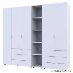 Комплект шаф для одягу Doros Гелар (3 шт.) 231,9х49,5х203,4 Білий