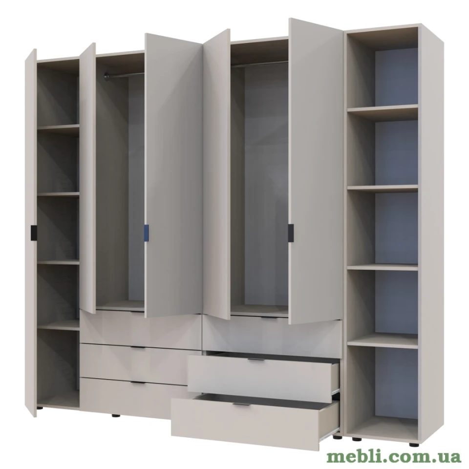 Комплект шаф для одягу Doros Гелар (3 шт.) 231,9х49,5х203,4 Кашемір