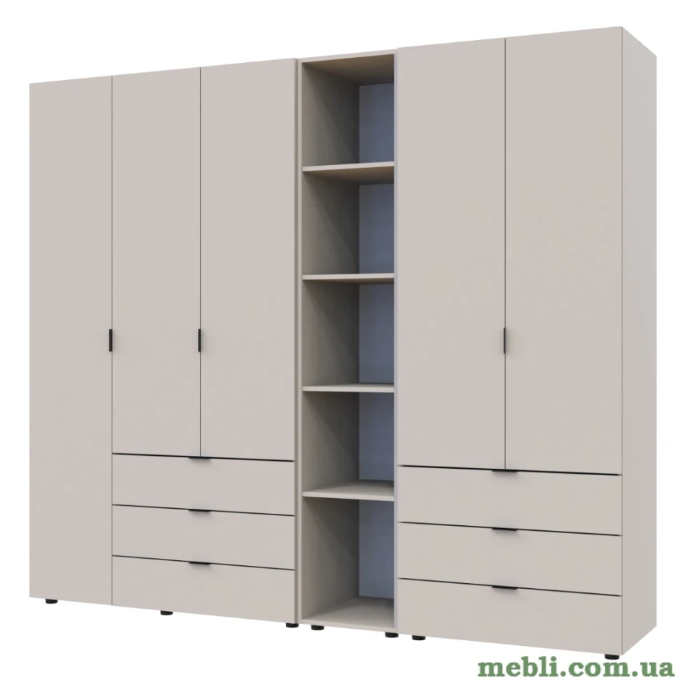 Комплект шаф для одягу Doros Гелар (3 шт.) 231,9х49,5х203,4 Кашемір