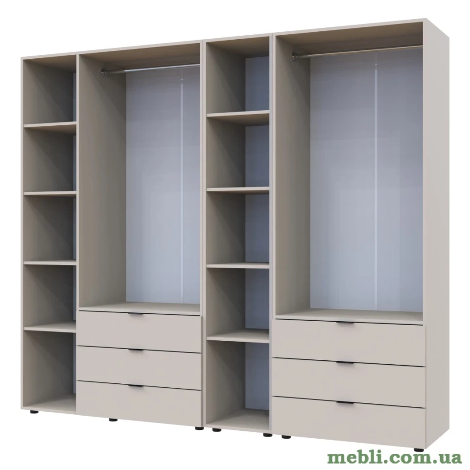 Комплект шаф для одягу Doros Гелар (3 шт.) 231,9х49,5х203,4 Кашемір