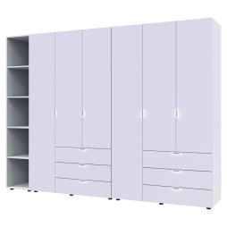 Комплект шаф для одягу Doros Гелар (3 шт.) 270,6х49,5х203,4 Білий