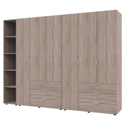 Комплект шаф для одягу Doros Гелар (3 шт.) 270,6х49,5х203,4 Дуб сонома