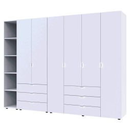 Комплект шаф для одягу Doros Гелар (3 шт.) 270,7х49,5х203,4 Білий