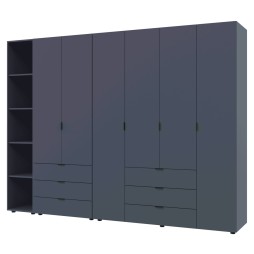 Комплект шаф для одягу Doros Гелар (3 шт.) 270,7х49,5х203,4 Графіт