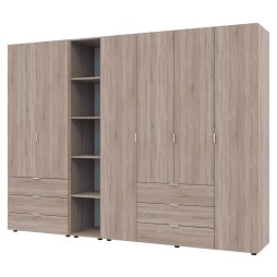 Комплект шаф для одягу Doros Гелар (3 шт.) 270,7х49,5х203,4 Дуб сонома