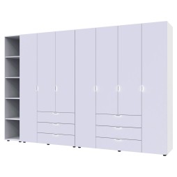 Комплект шаф для одягу Doros Гелар (3 шт.) 309,4х49,5х203,4 Білий