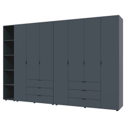 Комплект шаф для одягу Doros Гелар (3 шт.) 309,4х49,5х203,4 Графіт