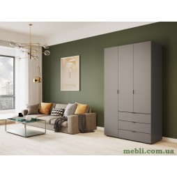 Шафа розпашна для одягу Doros Гелар 116,2х49,5х203,4 Графіт