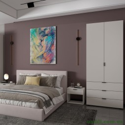 Шафа розпашна для одягу Doros Гелар 116,2х49,5х203,4 Кашемір