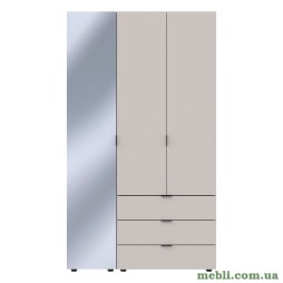 Комплект шаф для одягу Doros Гелар (2 шт.) 116,5х49,5х203,4 Дзеркало/Кашемір