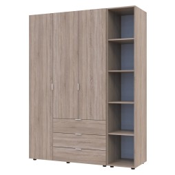 Комплект шаф для одягу Doros Гелар (2 шт.) 154,4х49,5х203,4 Дуб сонома