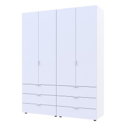 Комплект шаф для одягу Doros Гелар (2 шт.) 155х49,5х203,4 Білий