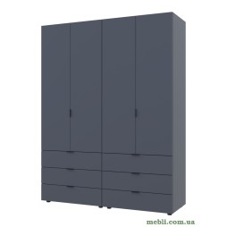 Комплект шаф для одягу Doros Гелар (2 шт.) 155х49,5х203,4 Графіт