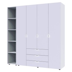 Комплект шаф для одягу Doros Гелар (2 шт.) 193,2х49,5х203,4 Білий