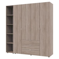 Комплект шаф для одягу Doros Гелар (2 шт.) 193,2х49,5х203,4 Дуб сонома