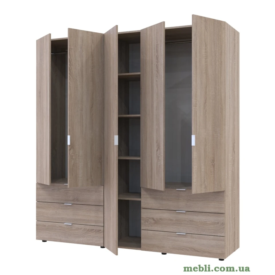 Комплект шаф для одягу Doros Гелар (2 шт.) 193,7х49,5х203,4 Дуб сонома