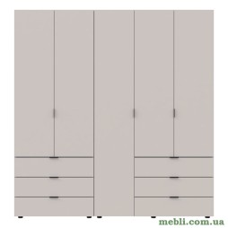 Комплект шаф для одягу Doros Гелар (2 шт.) 193,7х49,5х203,4 Кашемір