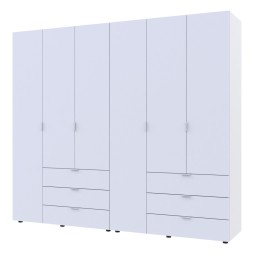 Комплект шаф для одягу Doros Гелар (2 шт.) 232,4х49,5х203,4 Білий