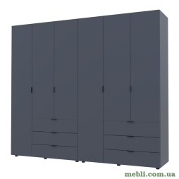 Комплект шаф для одягу Doros Гелар (2 шт.) 232,4х49,5х203,4 Графіт