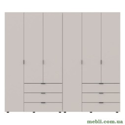 Комплект шаф для одягу Doros Гелар (2 шт.) 232,4х49,5х203,4 Кашемір