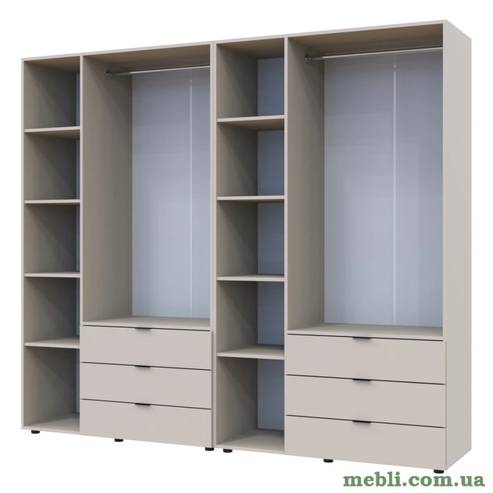 Комплект шаф для одягу Doros Гелар (2 шт.) 232,4х49,5х203,4 Кашемір