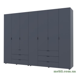 Комплект шаф для одягу Doros Гелар (2 шт.) 271,2х49,5х203,4 Графіт