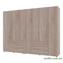 Комплект шаф для одягу Doros Гелар (2 шт.) 271,2х49,5х203,4 Дуб сонома