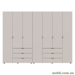 Комплект шаф для одягу Doros Гелар (2 шт.) 271,2х49,5х203,4 Кашемір