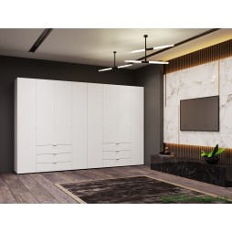 Комплект шаф для одягу Doros Гелар (2 шт.) 310х49,5х203,4 Білий