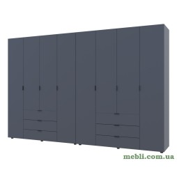 Комплект шаф для одягу Doros Гелар (2 шт.) 310х49,5х203,4 Графіт