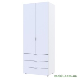 Шафа розпашна для одягу Doros Гелар 77,5х49,5х203,4 Білий