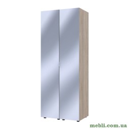 Комплект пеналів для одягу Doros Гелар (2 шт.) 78х49,5х203,4 2 Дзеркала/Дуб сонома