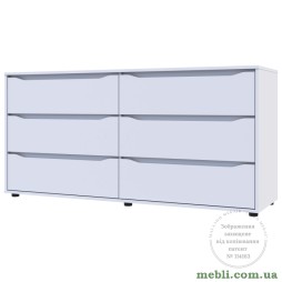 Комод у спальню Doros Глобус 160х48х78 Білий