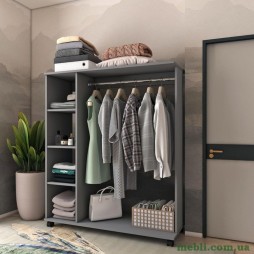 Гардеробна стійка Doros Д1 100х41,6х129,4 Графіт