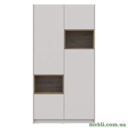 Шафа для одягу з нішою Doros Дейл 115,2х52х220 Кашемір/Дуб артизан