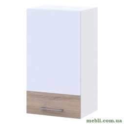 Кухонний модуль верхній Doros Лея В72_Ш40 40х31,6х72 Білий/Дуб сонома