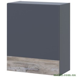 Кухонний модуль верхній Doros Лея В72_Ш60 ліва 60х31,6х72 Графіт/Дуб клондайк