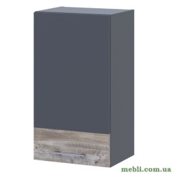 Кухонний модуль верхній Doros Лея В72_Ш640 40х31,6х72 Графіт/Дуб клондайк