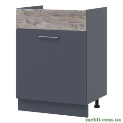 Кухонний модуль нижній Doros Лея НМ82_Ш60 ліва 60х46,6х82 Графіт/Дуб клондайк