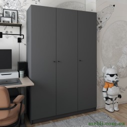 Шафа розпашна для одягу Doros Промо 135х48х204 Графіт