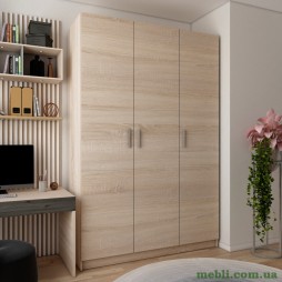 Шафа розпашна для одягу Doros Промо 135х48х204 Дуб сонома