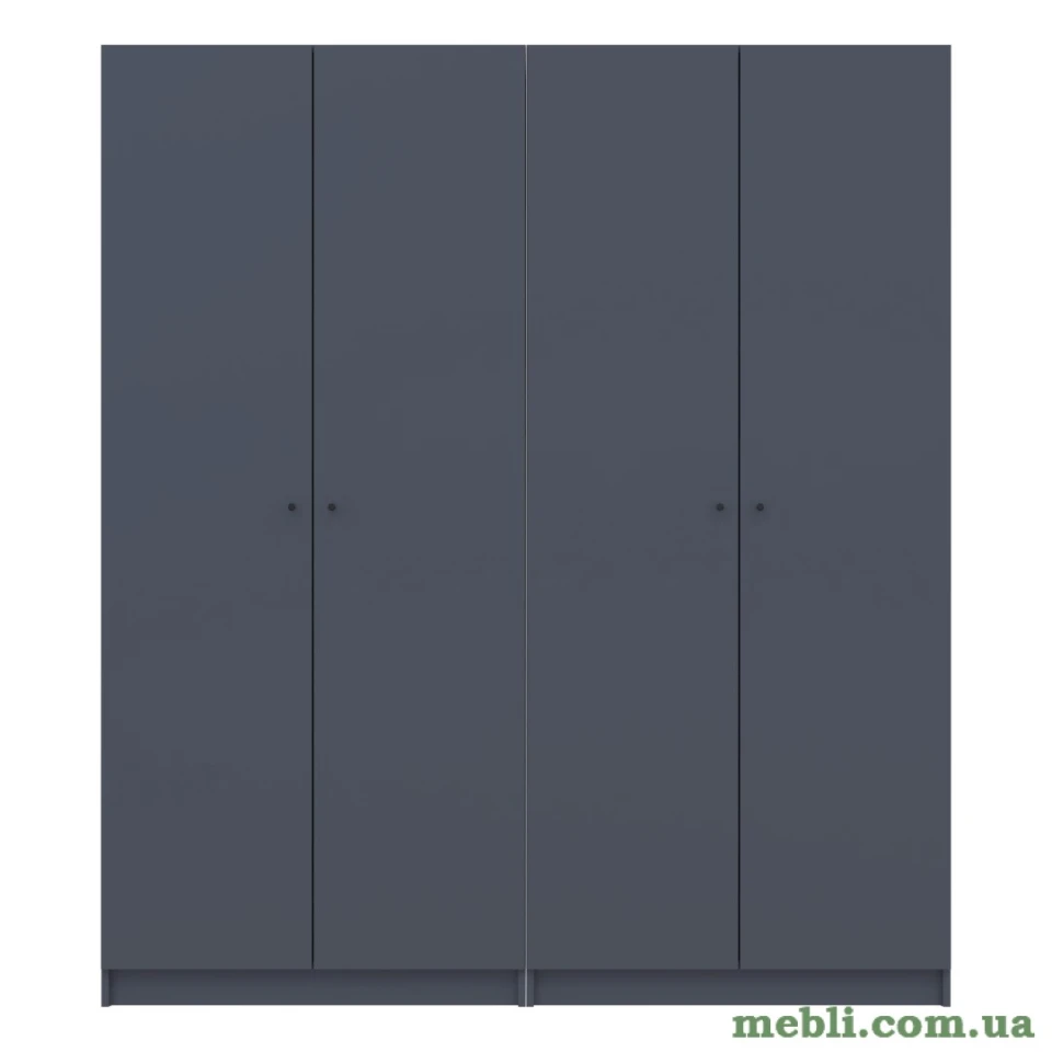 Комплект шаф для одягу з полицями Doros Промо (2 шт.) 180х48х204 Графіт