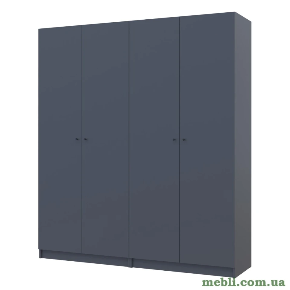 Комплект шаф для одягу з полицями Doros Промо (2 шт.) 180х48х204 Графіт