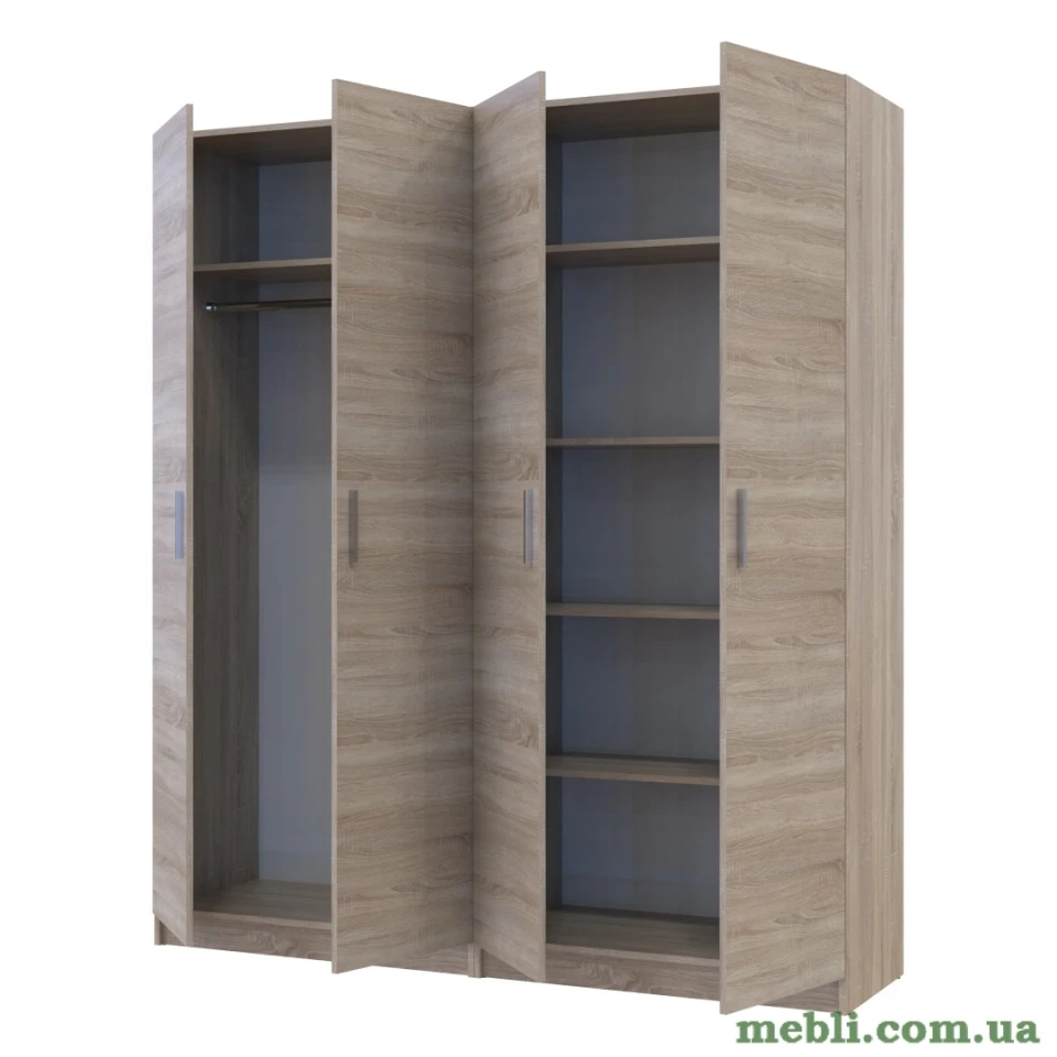 Комплект шаф для одягу з полицями Doros Промо (2 шт.) 180х48х204 Дуб сонома