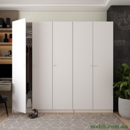 Комплект шаф для одягу Doros Промо (2 шт.) 225х48х204 Білий